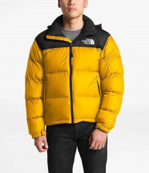Pánské Zateplené Bundy The North Face 1996 Retro Nuptse Žluté | ZLHGJPA-09