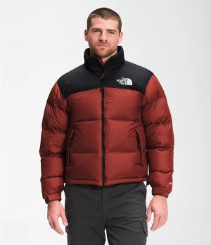 Pánské Zateplené Bundy The North Face 1996 Retro Nuptse Červené | VDYGOHJ-26