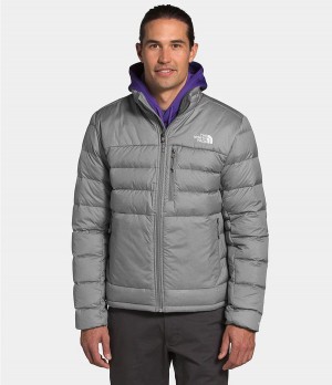 Pánské Zateplené Bundy The North Face Aconcagua 2 Šedé | OYVUHJZ-75