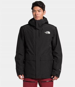 Pánské Zateplené Bundy The North Face Clement Triclimate® Černé | SHIGBDU-69
