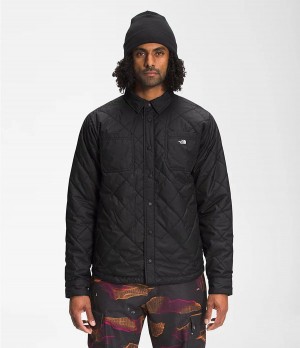 Pánské Zateplené Bundy The North Face Fort Point Flannel Černé | CKPFORB-89