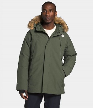 Pánské Zateplené Bundy The North Face New Outerboroughs Olivy Zelené | SANTLUH-39