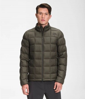 Pánské Zateplené Bundy The North Face Thermoball Super Olivy Zelené | HAMJPUG-43