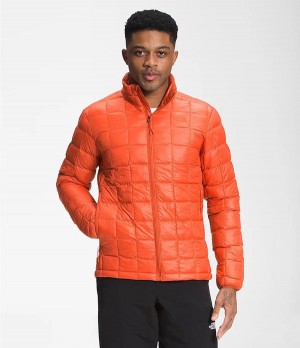 Pánské Zateplené Bundy The North Face Thermoball Eco Oranžové | PJBLUKQ-67