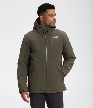 Pánské Zateplené Bundy The North Face Tour Triclimate Olivy Zelené | CBZJYXP-98