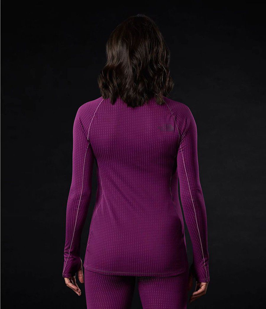 Dámské Baselayers The North Face Dotknit Crew Fialové | WSCXTVG-74