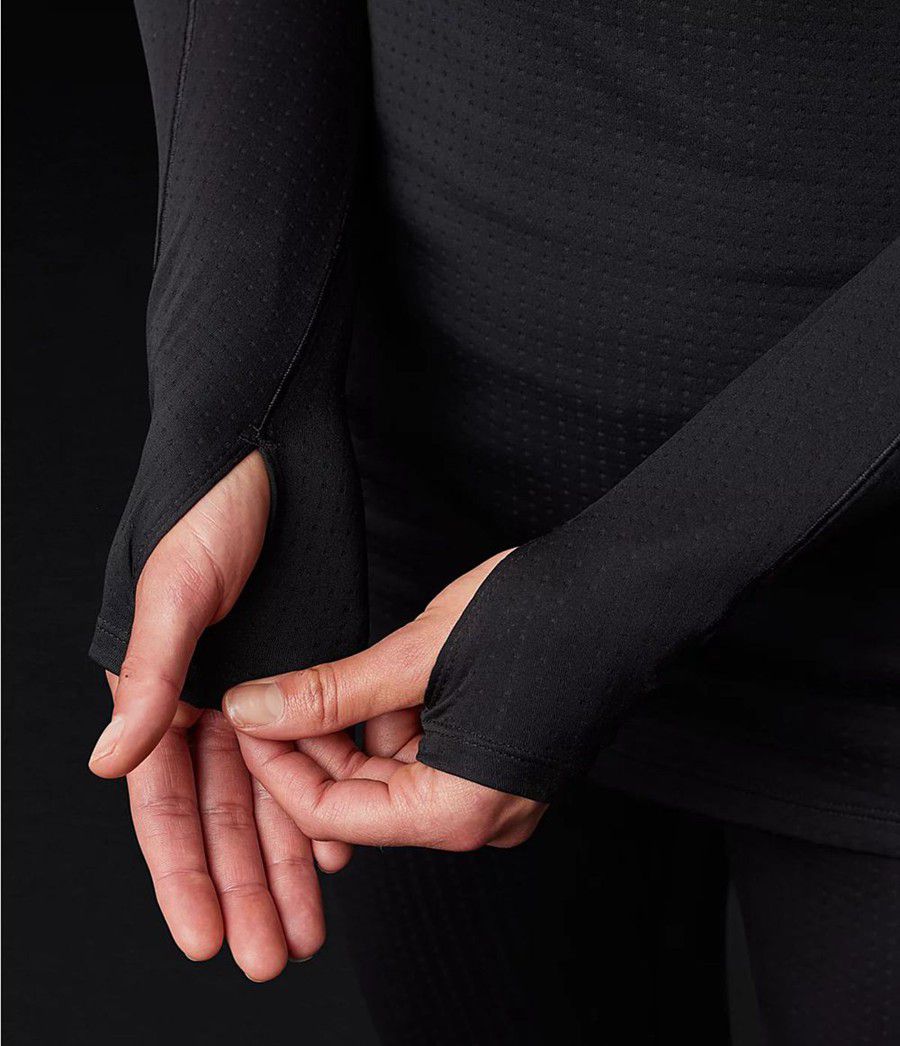 Dámské Baselayers The North Face Dotknit Crew Černé | KUYDPIO-07