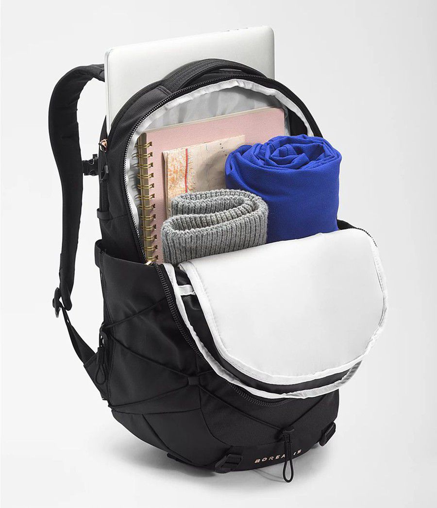 Dámské Batoh The North Face Borealis Černé | LPMGUJT-13