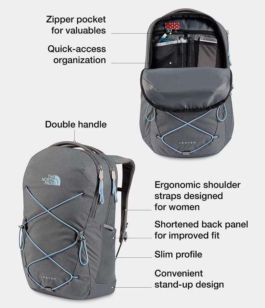 Dámské Batoh The North Face Jester Světle Šedé | QOKHCXF-76