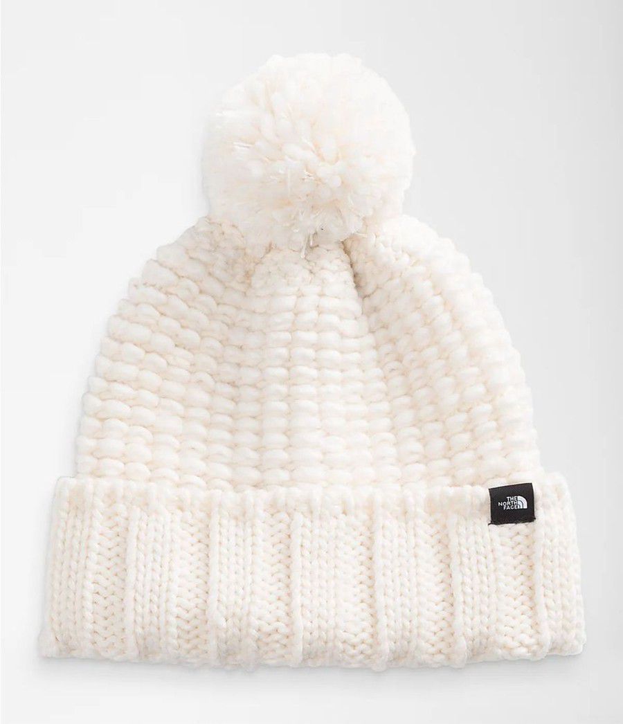 Dámské Beanies The North Face Cozy Chunky Bílé | SHJBEYW-42