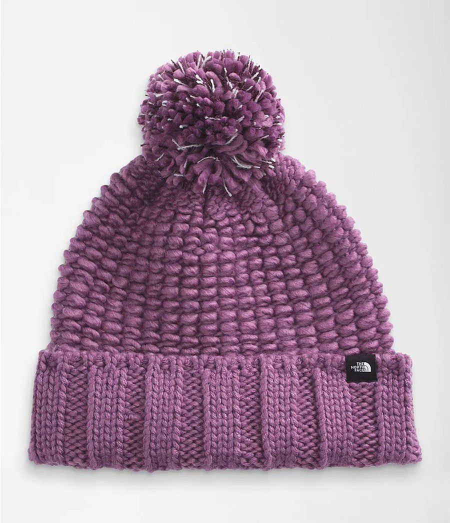 Dámské Beanies The North Face Cozy Chunky Fialové | CDFIVLO-15