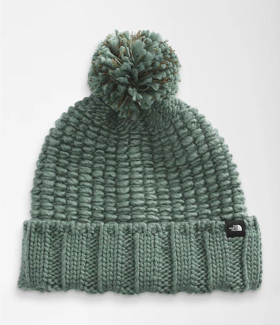 Dámské Beanies The North Face Cozy Chunky Zelene | WMIKAPL-37