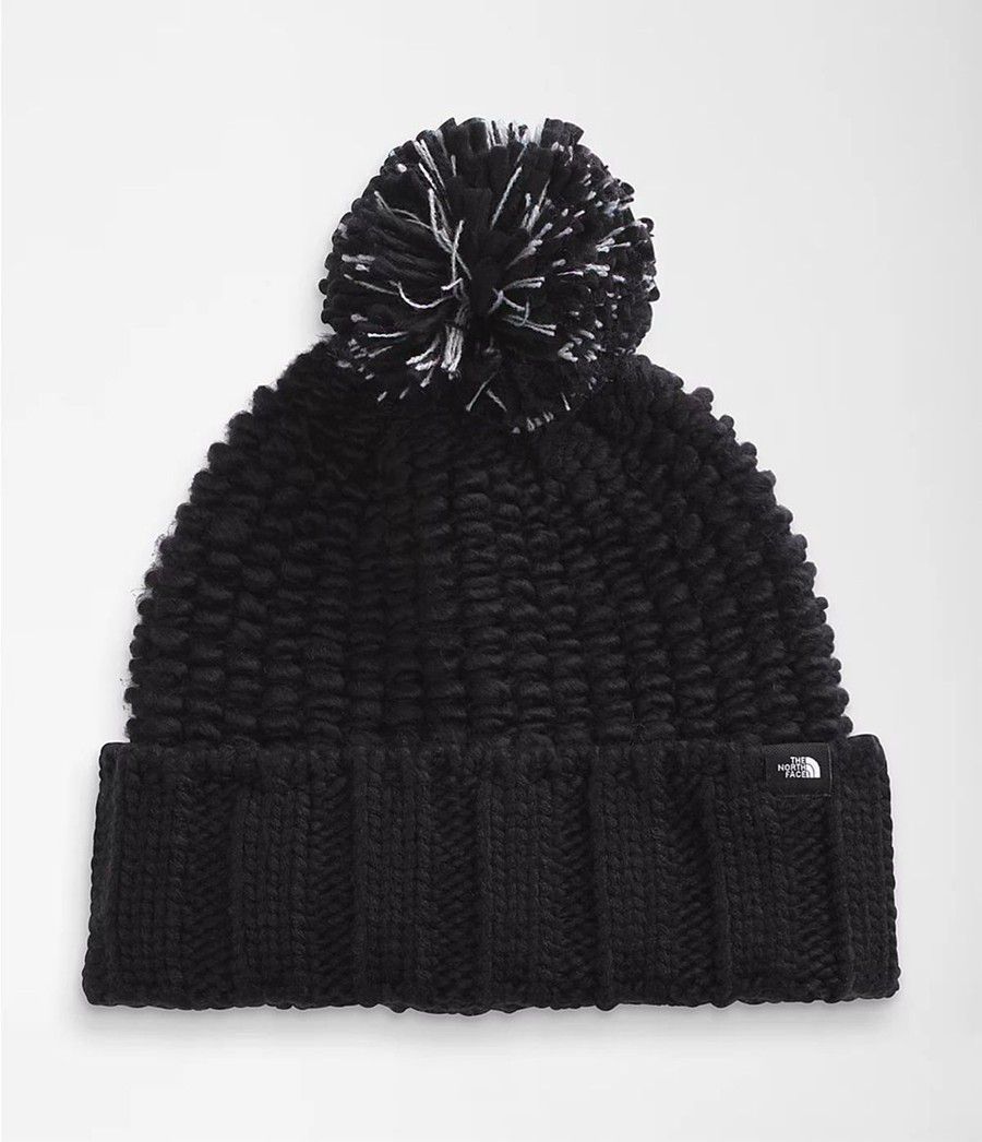 Dámské Beanies The North Face Cozy Chunky Černé | VOYRXKC-03