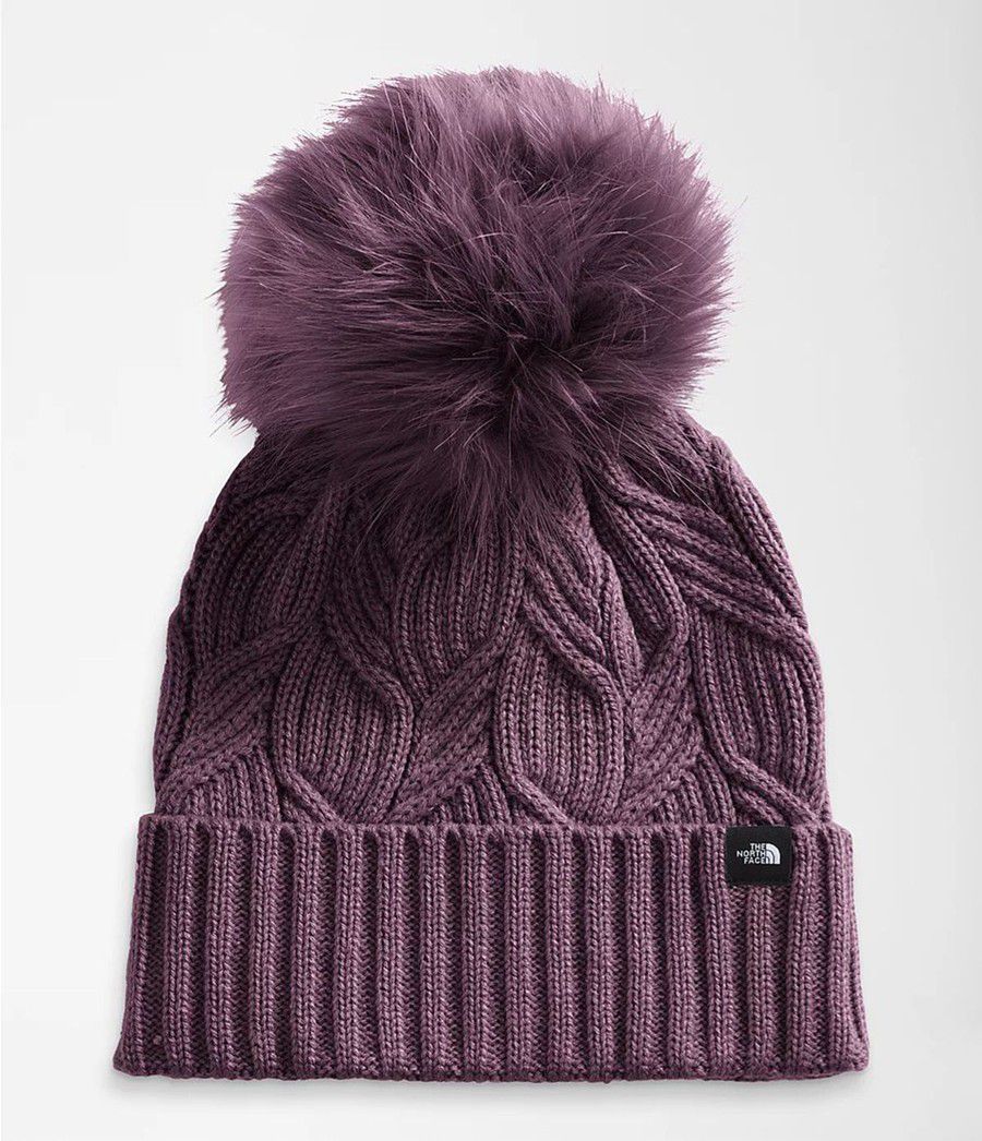 Dámské Beanies The North Face Oh-Mega Fur Pom Fialové | AWUVMFR-14