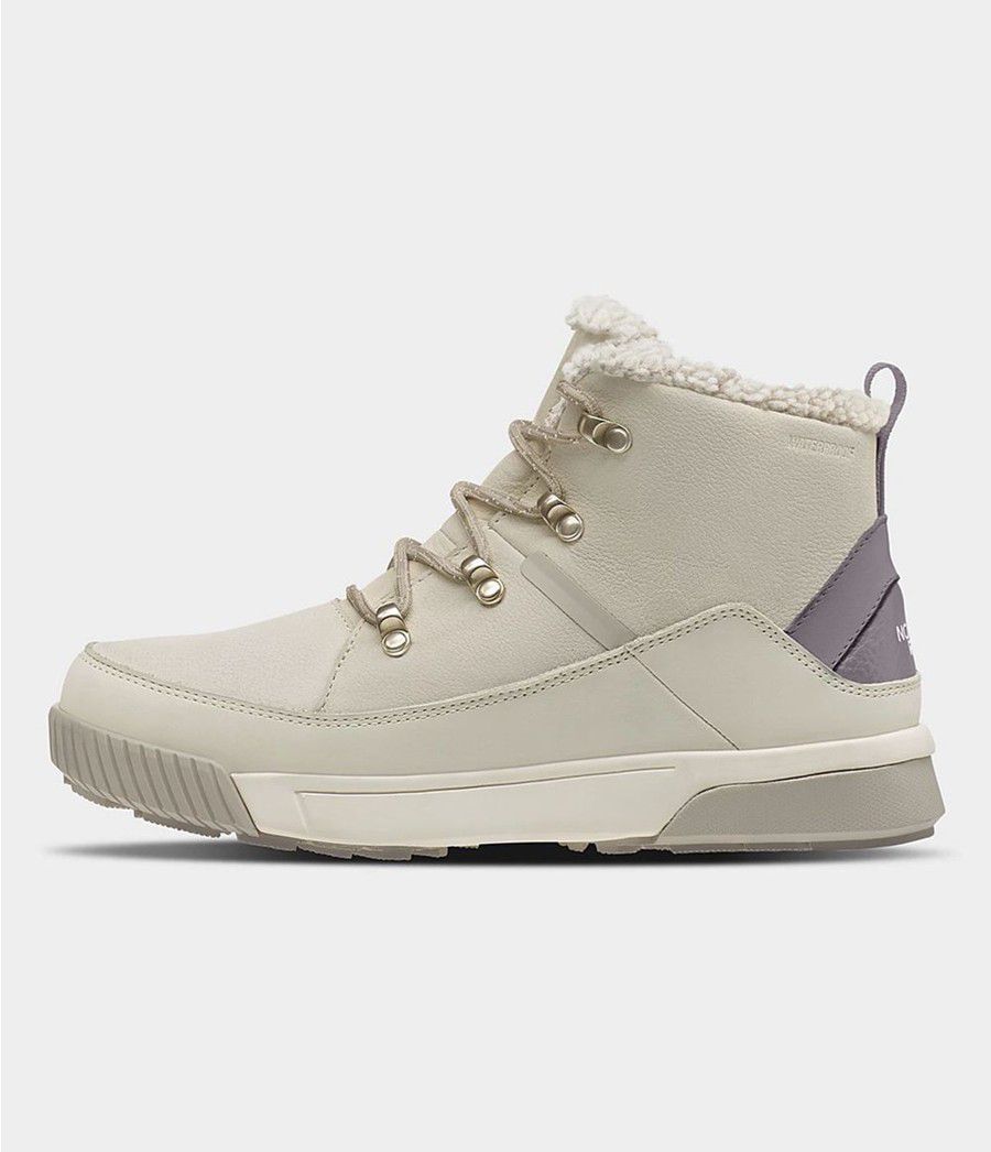 Dámské Boty The North Face Sierra Mid Lace Wp Bílé | UNKYJZB-86