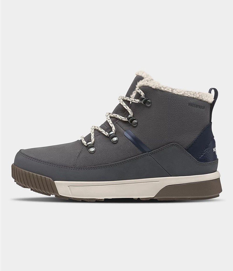 Dámské Boty The North Face Sierra Mid Lace Wp Šedé | JSOCTLZ-79