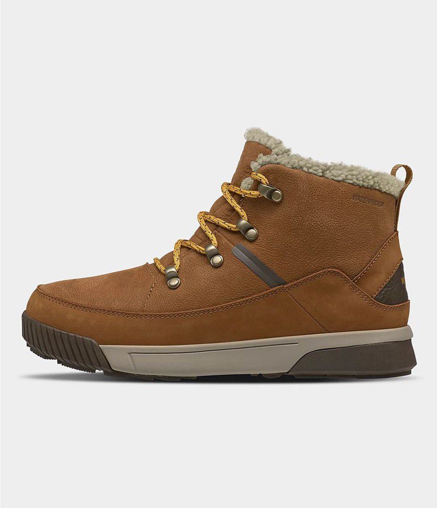 Dámské Boty The North Face Sierra Mid Lace Wp Hnědé | HCLKQDV-98