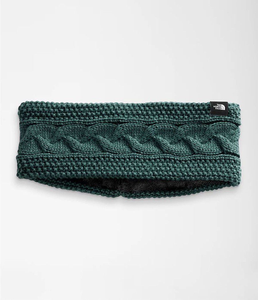 Dámské Earband The North Face Cable Minna Zelene | XOGZYAC-91