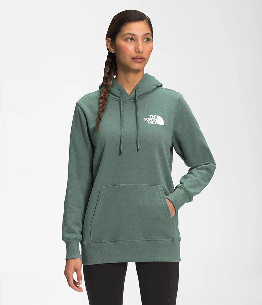 Dámské Hoodies The North Face Box Nse Pullover Zelene | OVHPDEG-69