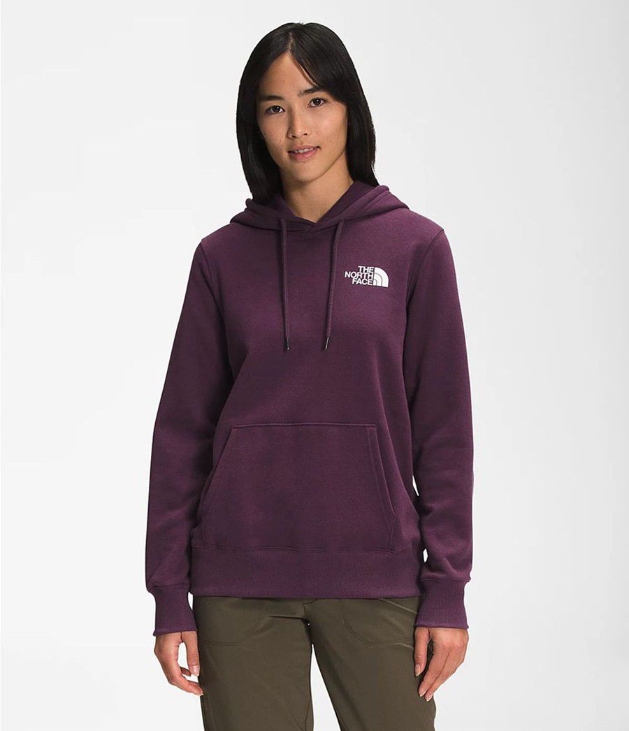 Dámské Hoodies The North Face Box Nse Pullover Fialové | TUJOBSZ-94