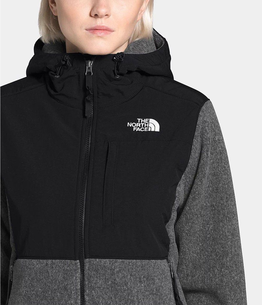 Dámské Hoodies The North Face Denali 2 Šedé | VKZBCDR-83