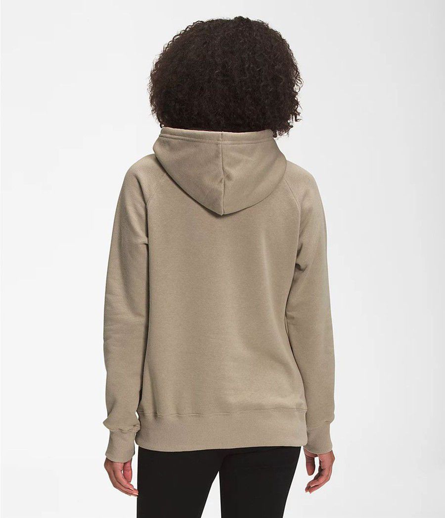 Dámské Hoodies The North Face Half Dome Pullover Taupe | ILATZCJ-72