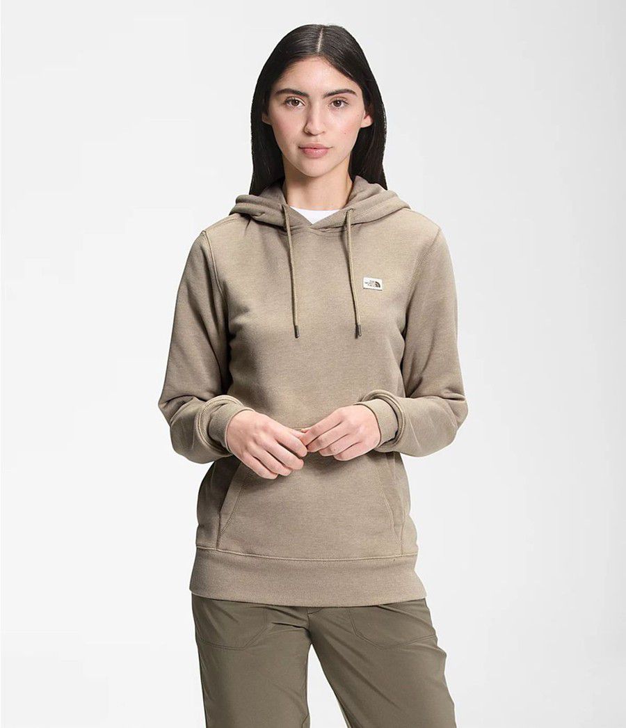 Dámské Hoodies The North Face Heritage Patch Pullover Taupe | USIFCMW-90
