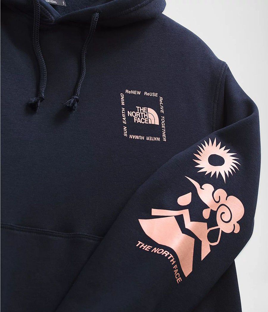 Dámské Hoodies The North Face Himalayan Bottle Source Pullover Tmavě Blankyt | HEORMQP-16