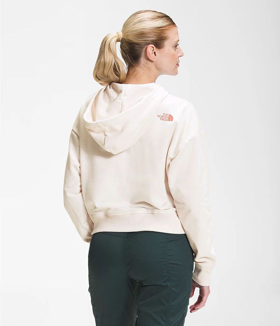 Dámské Hoodies The North Face Logo Play Bílé | EUJVYXN-36