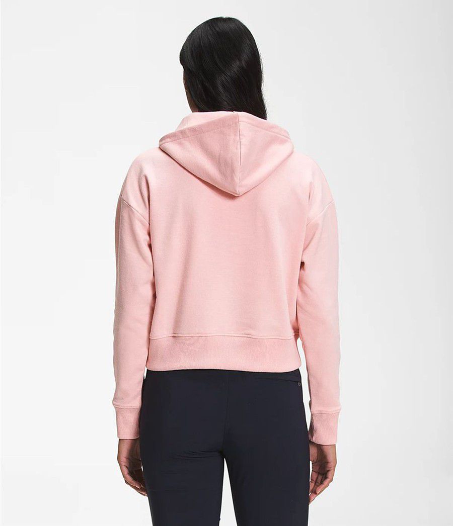 Dámské Hoodies The North Face Logo Play Růžové | ZKMHTNS-31