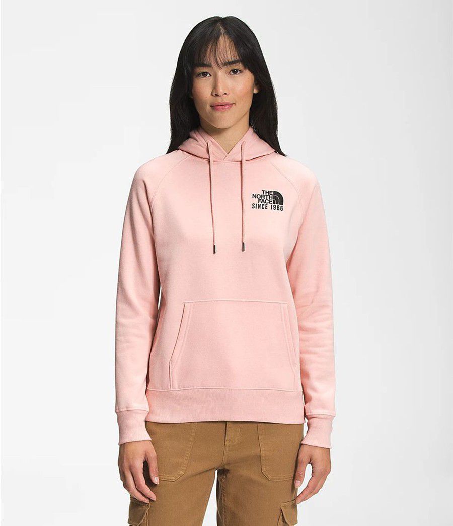 Dámské Hoodies The North Face Mountain Peace Růžové | PQJUYMV-38