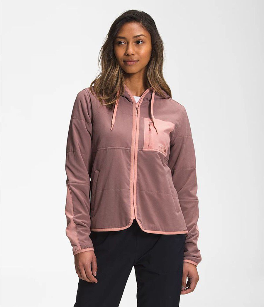 Dámské Hoodies The North Face Mountain Sweatshirt Světle Fialové | XCWGNMT-71