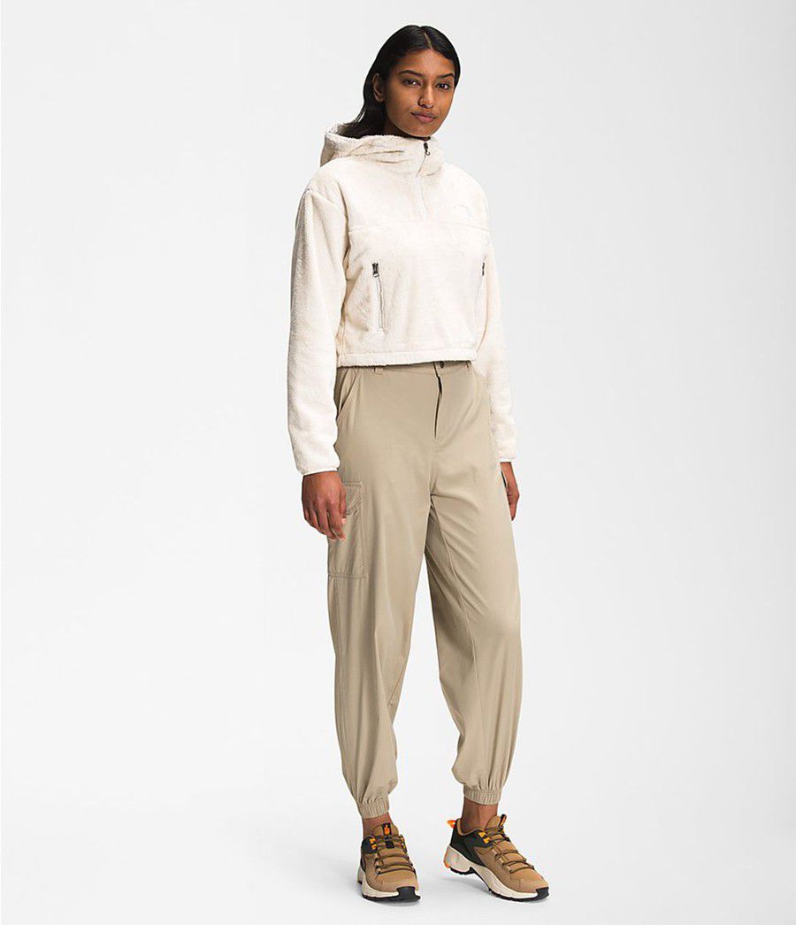 Dámské Hoodies The North Face Osito ¼ Zip Bílé | FGOBKXM-24