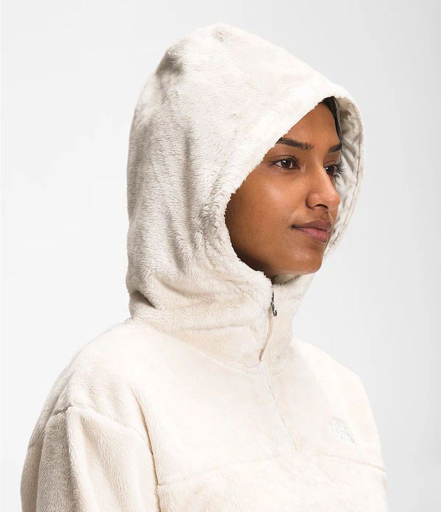 Dámské Hoodies The North Face Osito ¼ Zip Bílé | FGOBKXM-24