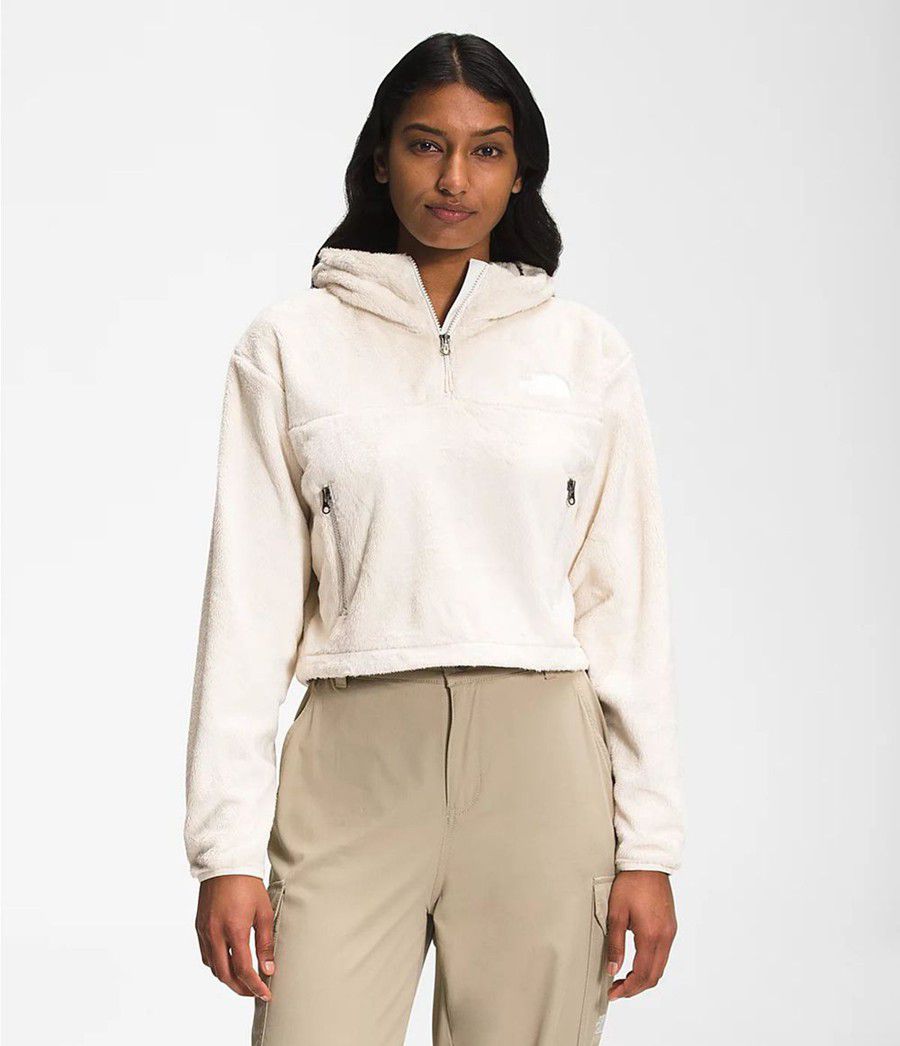 Dámské Hoodies The North Face Osito ¼ Zip Bílé | FGOBKXM-24