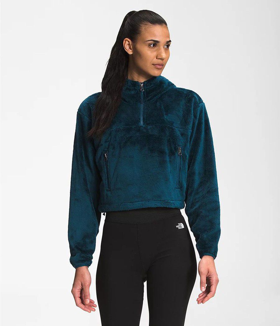 Dámské Hoodies The North Face Osito ¼ Zip Blankyt | HQUYVWM-58