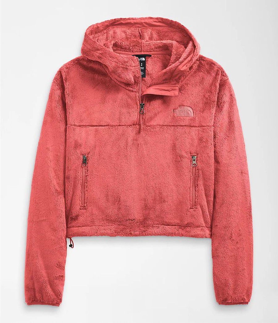 Dámské Hoodies The North Face Osito ¼ Zip Růžové | ESQCZDO-29