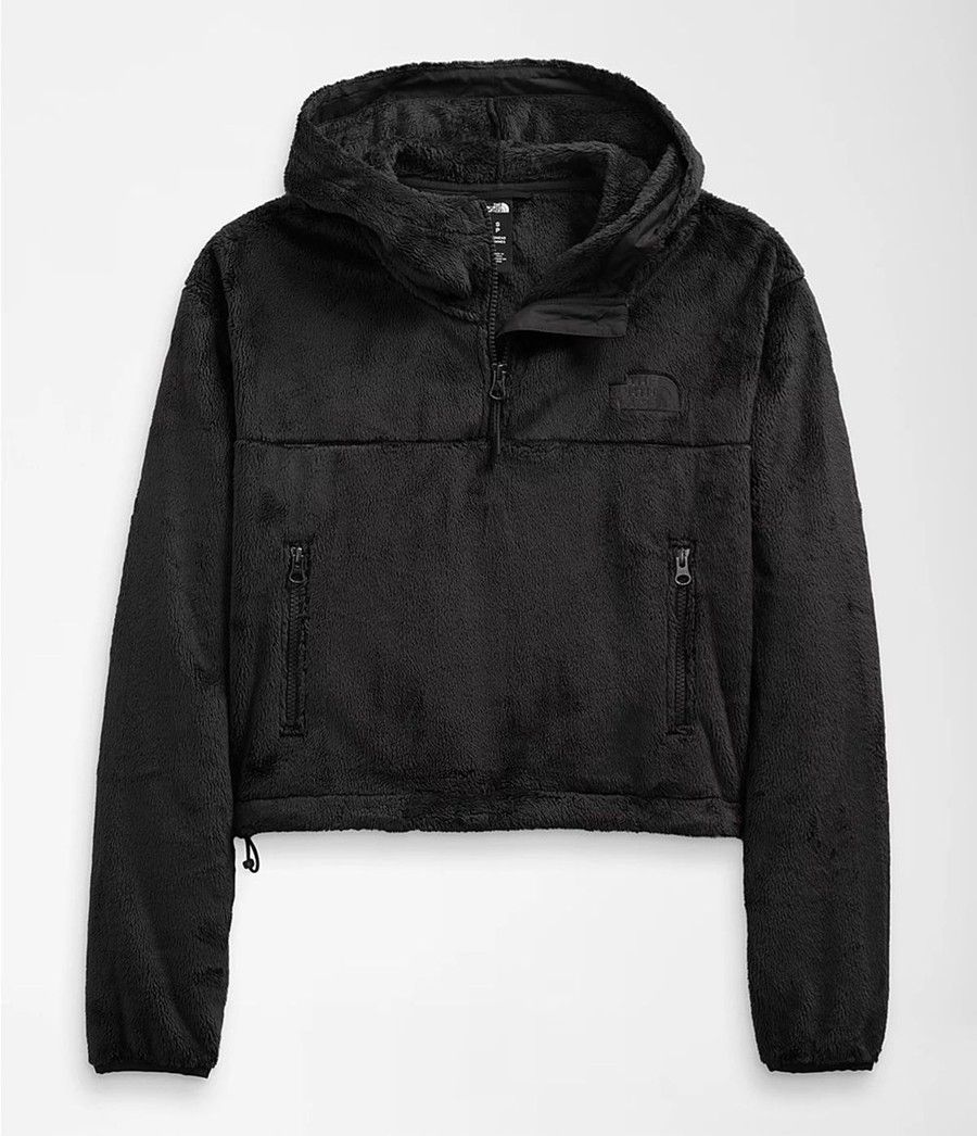 Dámské Hoodies The North Face Osito ¼ Zip Černé | KTUZWBP-62