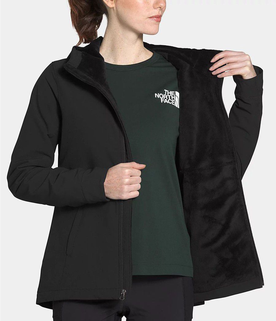Dámské Hoodies The North Face Shelbe Raschel Černé | RODQNYP-17
