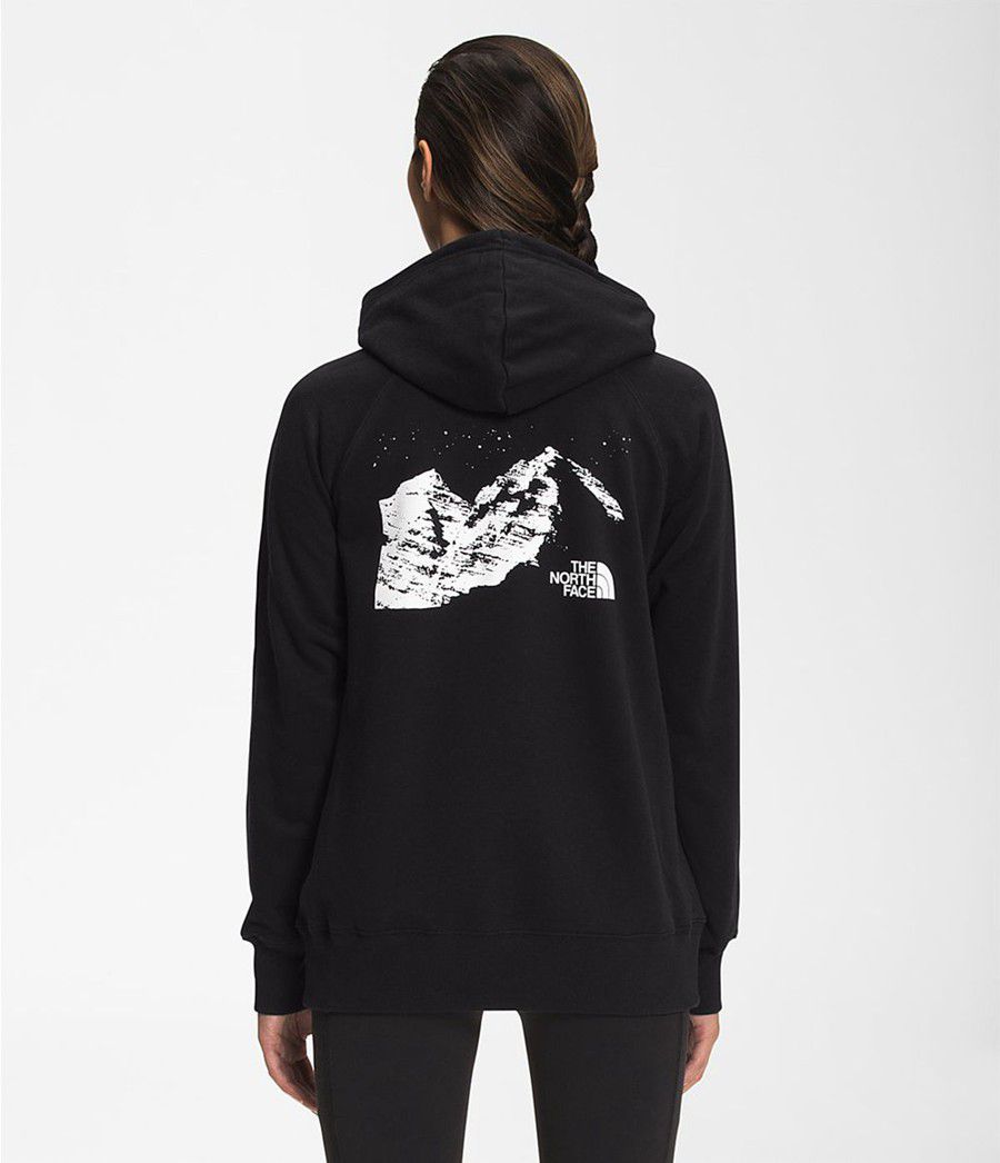 Dámské Hoodies The North Face Snowy Mountain Černé | QGEZYNS-09