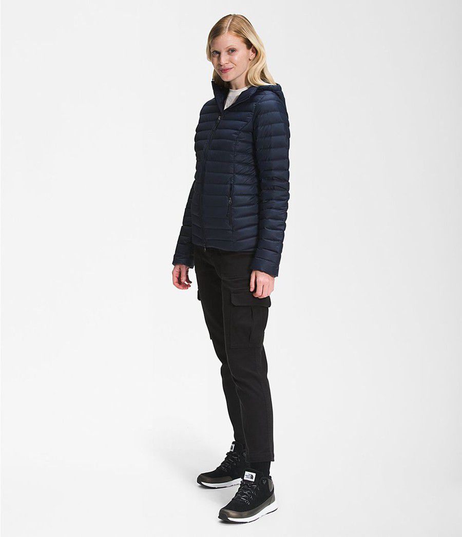 Dámské Hoodies The North Face Stretch Down Tmavě Blankyt | XPJKOUS-78