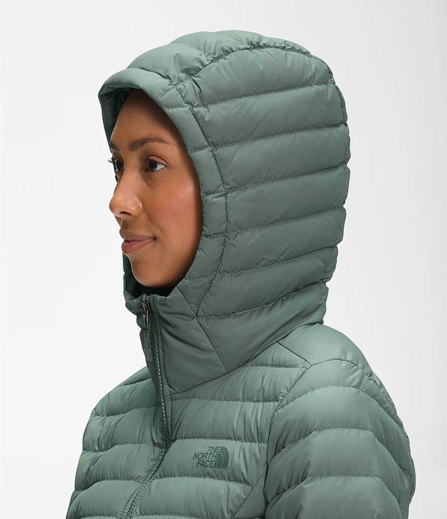 Dámské Hoodies The North Face Stretch Down Zelene | AJXYVFI-19