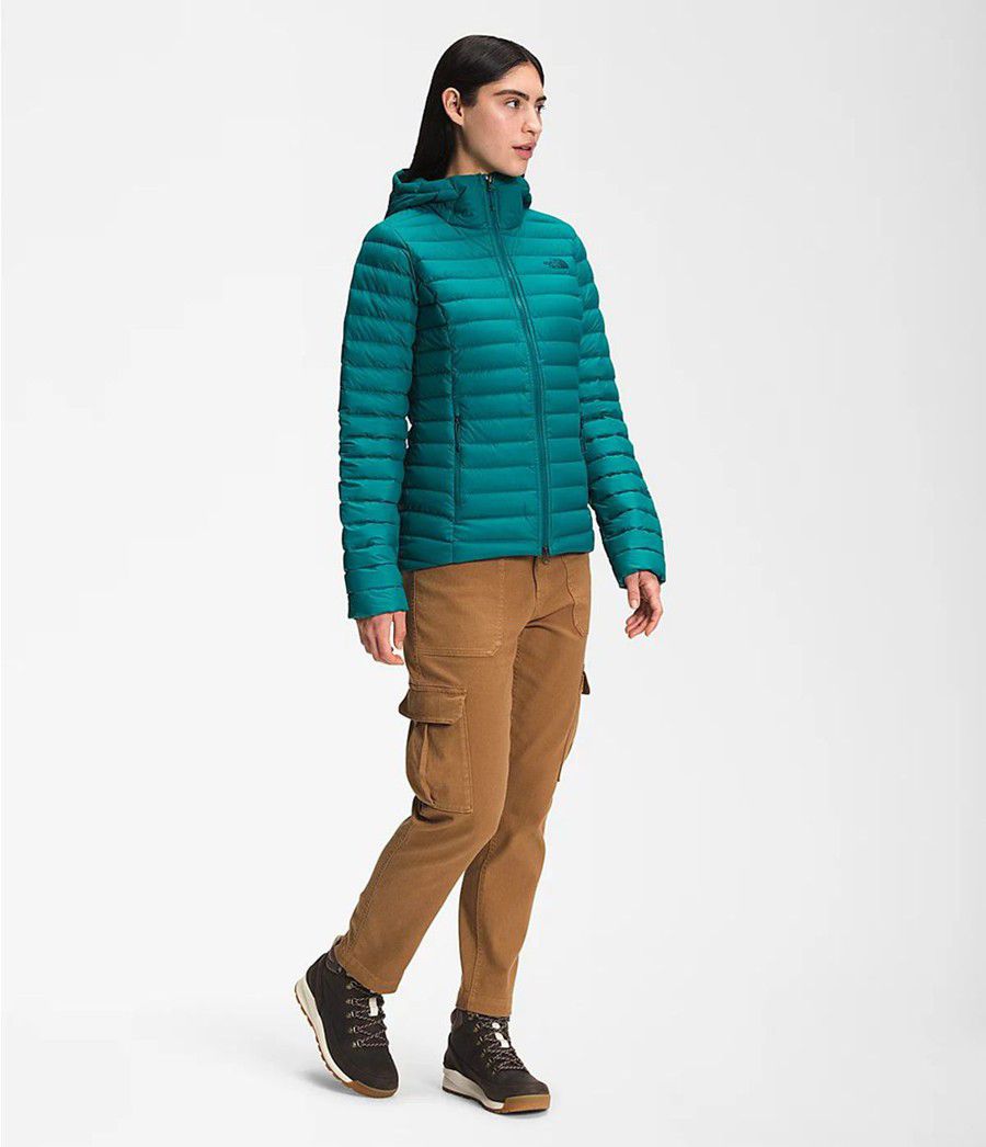 Dámské Hoodies The North Face Stretch Down Blankyt | WIROFSC-18