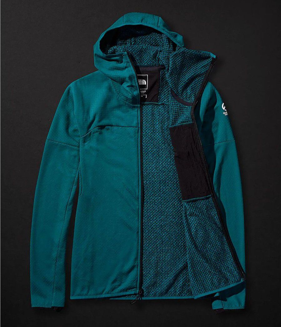 Dámské Hoodies The North Face Summit L2 Futurefleece Full Zip Blankyt | VRKSGEL-51