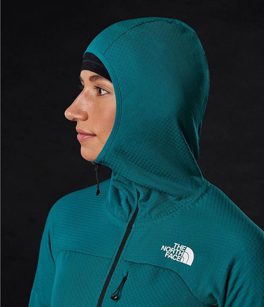 Dámské Hoodies The North Face Summit L2 Futurefleece Full Zip Blankyt | VRKSGEL-51