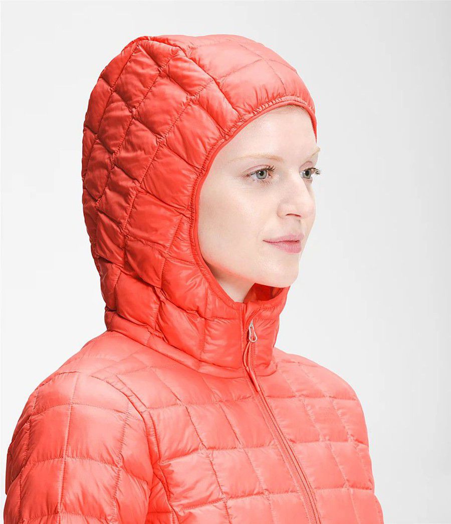 Dámské Hoodies The North Face Thermoball Eco Oranžové | DKEMBUL-80