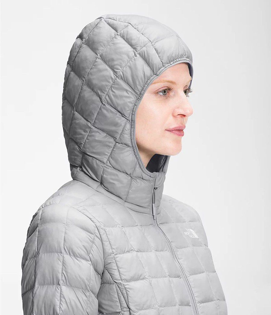 Dámské Hoodies The North Face Thermoball Eco Šedé | YOSNIAR-57