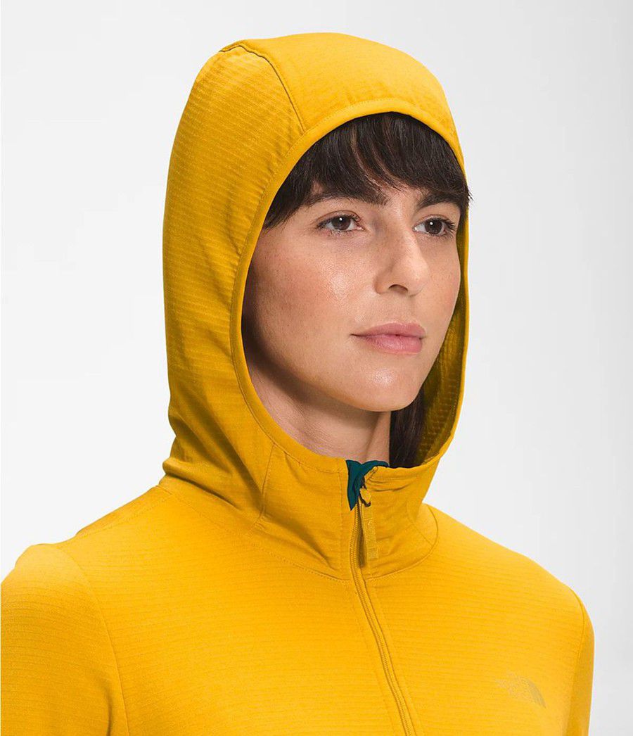 Dámské Hoodies The North Face Wayroute Pullover Žluté | GSAVCWX-39