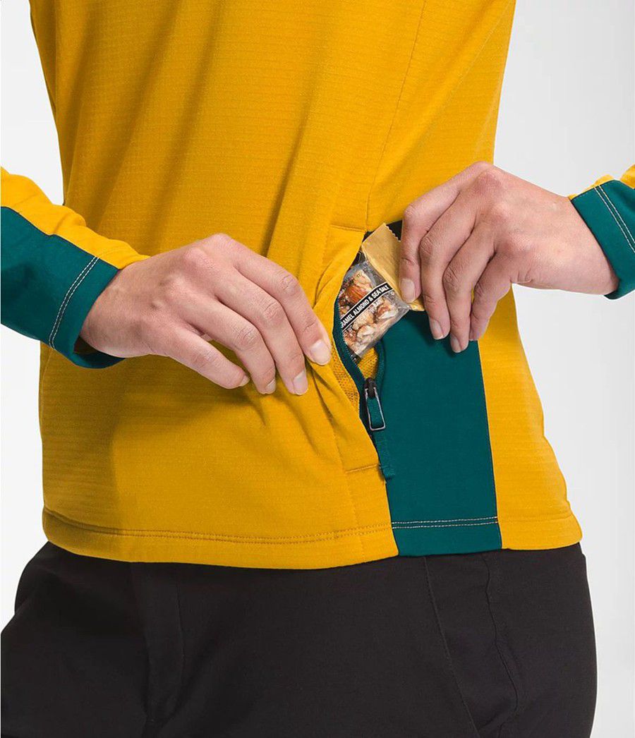 Dámské Hoodies The North Face Wayroute Pullover Žluté | GSAVCWX-39