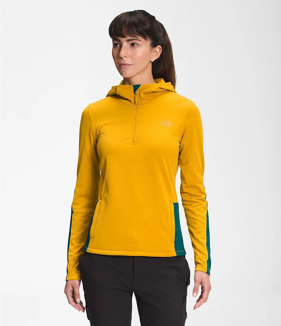 Dámské Hoodies The North Face Wayroute Pullover Žluté | GSAVCWX-39